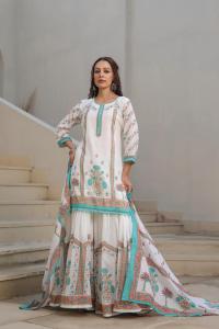 শারারা থ্রিপিস সেট